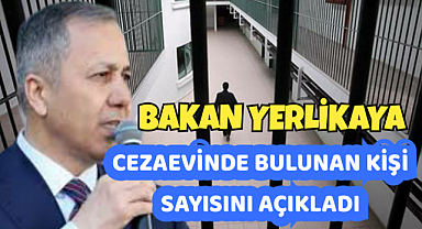 Türkiye'de cezaevinde bulunan kişi sayısı bakın nekadar?