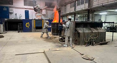 Türkiye'nin en büyük bronz dökümü Çorum'da gerçekleştirildi