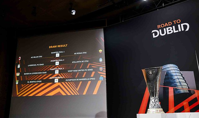 UEFA Avrupa Ligi'nde çeyrek final ve yarı final eşleşmeleri belirlendi