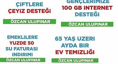 Ulupınar, ekonomik destek paketini açıkladı