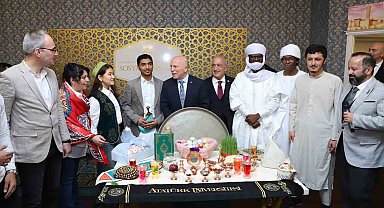 Uluslararası öğrenciler Erzurum'da iftar yemeğinde buluştu