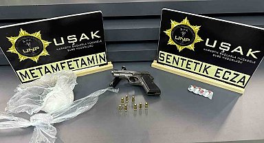 Uşak'ta uyuşturucu operasyonunda 3 şüpheli yakalandı
