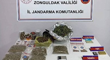 Uyuşturucu operasyonu jandarma kamerasında