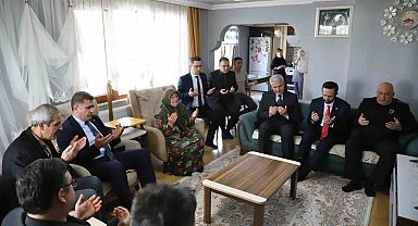 Vali Aslan şehit yakınları ve gazileri yalnız bırakmıyor