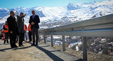 Vali Çelik, bariyer çalışmalarını denetledi