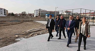 Vali Turan, çalışmaları yerinde inceledi