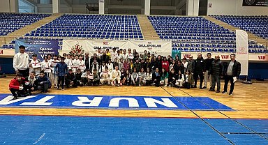 Van'da judo grup müsabakaları sona erdi