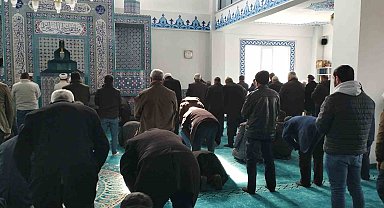Varto'da Cuma namazı sonrası Filistinliler için dua edildi