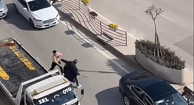 Yalova'da sopalarla trafik kavgası