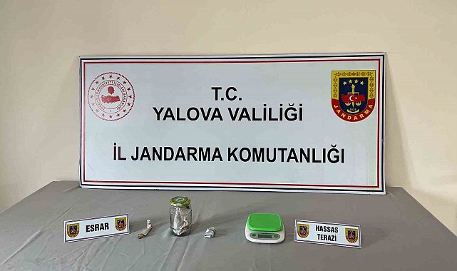 Yalova'da uyuşturucu operasyonu: 1 gözaltı