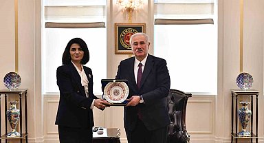 Yargıtay Başkanı Akarca, Azerbaycan Cumhuriyeti Yüksek Mahkeme üyeleri ve İstinaf Mahkemesi başkanlarından oluşan heyeti kabul etti