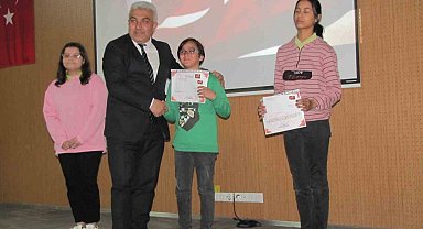Yarışmalarda dereceye giren öğrenciler ödüllendirildi