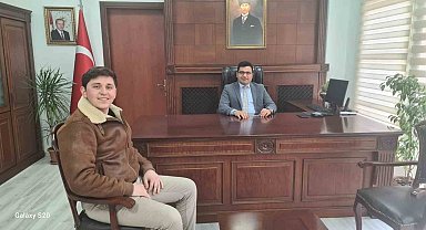 Yeni ilçe sağlık müdürü Kaymakamı ziyaret etti