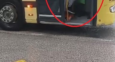 Yolcu dolu otobüsün içi bir anda ringe döndü