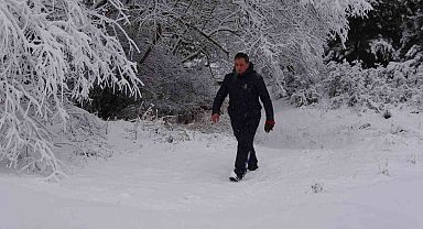 Yozgat'ta kar yağışı etkili oldu