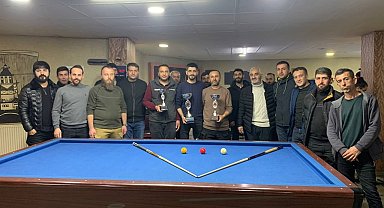 Yüksekova'da bilardo turnuvası düzenlendi