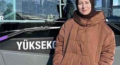 Yüksekova'nın yolları Züleyha'ya emanet