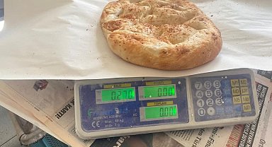 Zabıtadan fırınlarda pide gramaj denetimi