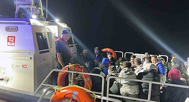 15'i çocuk 25 düzensiz göçmen yakalandı