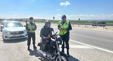 16 motosiklet sürücüsüne 127 bin TL ceza kesildi
