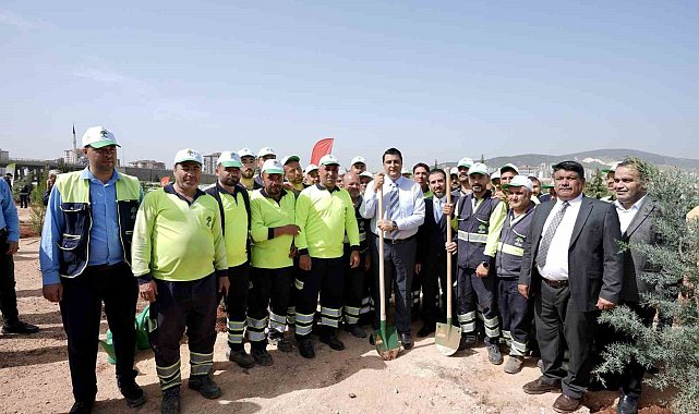 28. Etap Şehitkamil Ormanı'na can suyu verildi