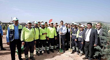 28. Etap Şehitkamil Ormanı'na can suyu verildi