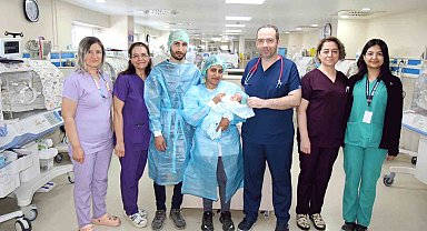 29 haftalık doğan Erkan bebek, 75 günlük yaşam mücadelesinin ardından ailesine kavuştu
