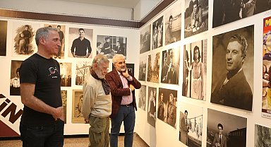 'Türk Sinemasının Cumhuriyet Çocuğu Ahmet Mekin' isimli sergi ziyarete açıldı