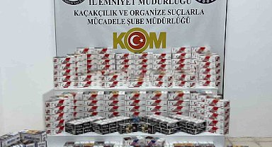 77 bin 600 adet sahte bandrollü boş makaron ele geçirildi