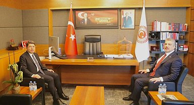 Adalet Bakanı Tunç, TBMM Adalet Komisyonu Başkanı Yüksel'i ziyaret etti