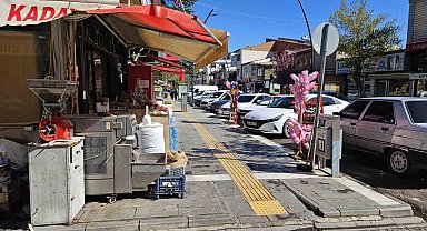Afşin'de kaldırım işgali bitiyor
