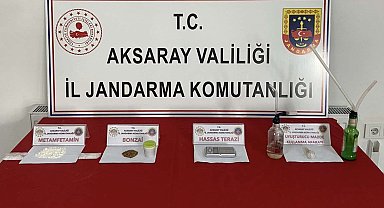 Aksaray jandarmadan uyuşturucu operasyonu: 2 gözaltı, 1 tutuklama