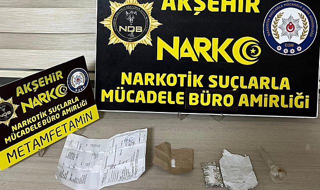 Akşehir'de uyuşturucu operasyonu