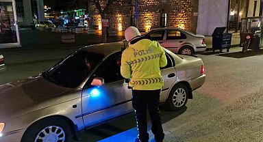 Alaca polisinden huzur ve asayiş uygulaması