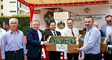 Alanya Belediyesi'nden kırsal mahallelere 311 bin fide desteği