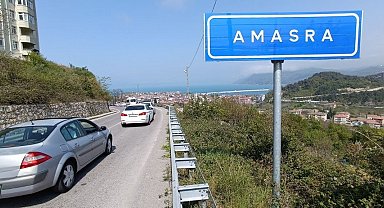 Amasra'da tarihi kalabalık