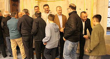 Amasya'da yöneticiler ve vatandaşlar bayramlaştı