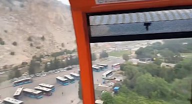 Antalya'da teleferikte mahsur kalan vatandaşlar o anları sosyal medyada paylaştı
