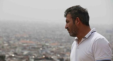Antalya'nın deniz manzarasına çöl tozu perdesi