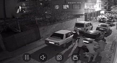 Asker eğlencesindeki kavgadan dehşete düşüren görüntüler