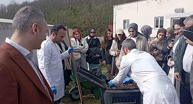 Atıklar gübre oldu, ürün yetiştirildi