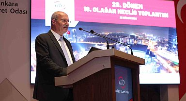 ATO Başkanı Baran, ATO Meclisi'nde Başkent'ten direkt uçuşlar konusunu değerlendirdi