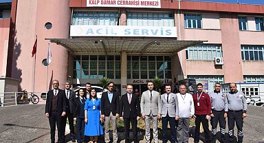 Aydın İl Sağlık Müdürü Şenkul sağlık personelinin bayramını kutladı