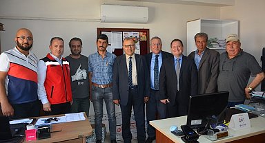 Aydın Tarım ve Orman İl Müdürü Altıntaş, Bozdoğan'daki çalışmaları yerinde inceledi