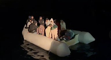 Aydın'da 15 düzensiz göçmen kurtarıldı