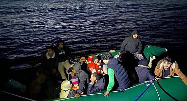 Aydın'da 34 düzensiz göçmen kurtarıldı