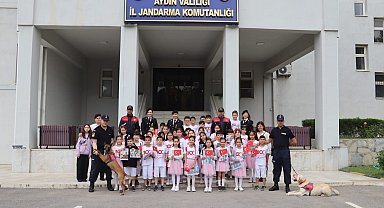Aydın'da jandarma ekiplerinden çocuklara özel etkinlik