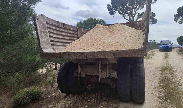 Aydın'da kuvars hırsızları yakalandı
