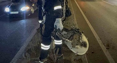 Aydınlatma lambası alev alev yandı