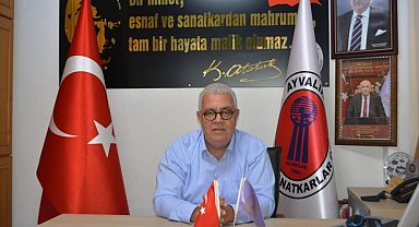Ayvalık'ta Esnaf ve Sanatkârlar Odası Başkanı Çakırca'dan önemli uyarı